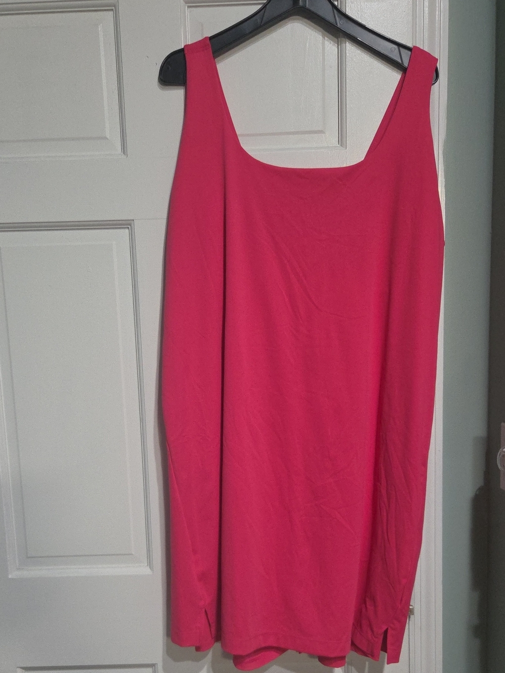 Old Navy Sleeveless Shift Dress in Bright Pink